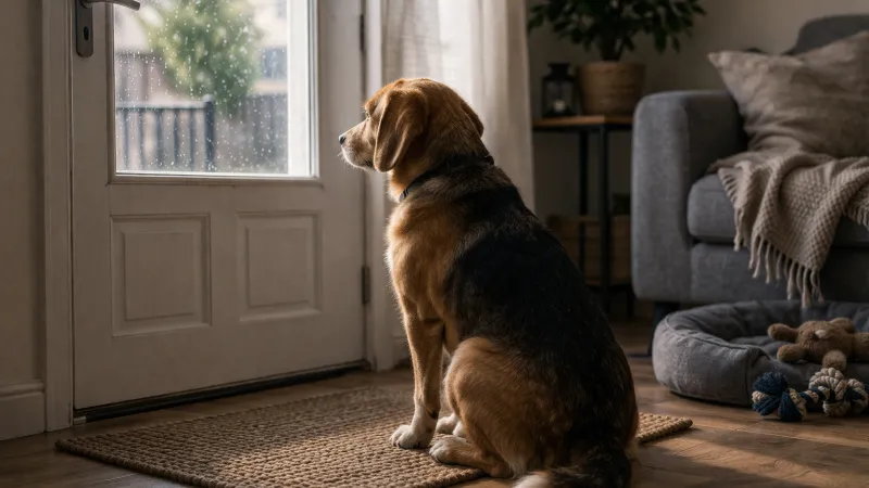 Πώς νιώθει ο σκύλος όταν φεύγεις από το σπίτι