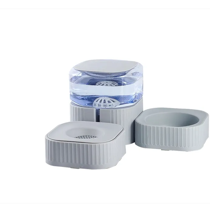 Denik 2-σε-1: Αυτόματο Σύστημα Ποτίστρας & Ταΐστρας (1.8L)  Γκρί